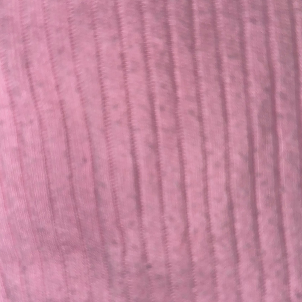 Light Pink Ribbed Top - Picture 3 of 3